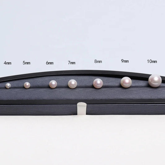 Wuzhou Wholesale Loose Natural Freshwater Pearls High Quality  Grade Bulk Cultured Round Shape Pearls Low Price for Sale