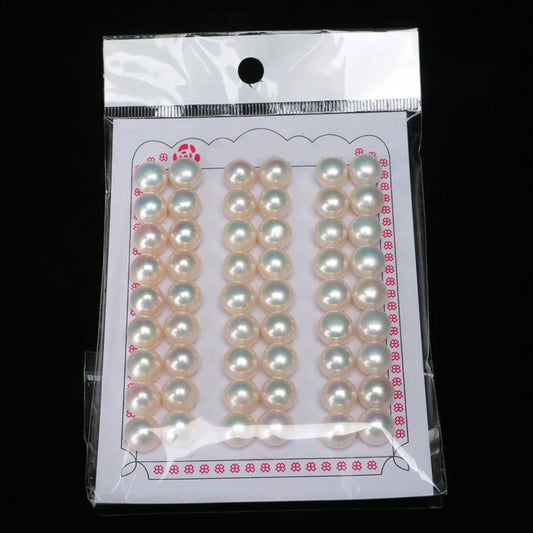 Zhuji Factory  Wholesale Cheap Loose 3A Button Freshwater Pearls  Button Shape Half Hole Freshwater Pearl for Sale