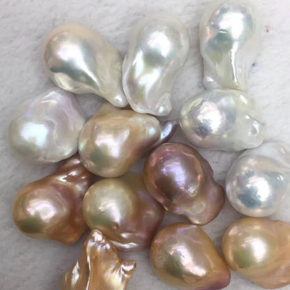 Irregular Natural Freshwater Pearl for Jewelry Making Large Size Loose Baroque Pearl Beads