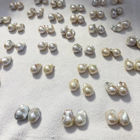 2024 Wholesale Price Grade 2A Baroque Pearl Beads Natural Freshwater Pearls Large Size 15-16mm Loose Pearl for Jewelry