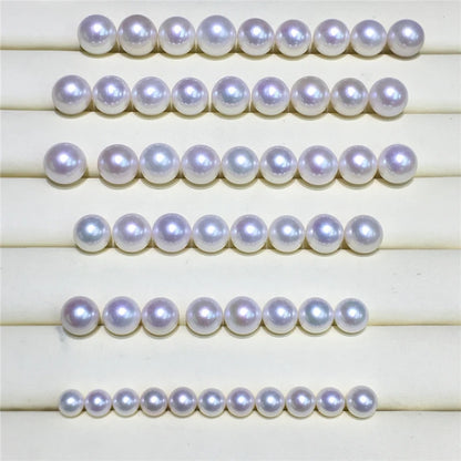 1A Quality Big Size Edison Pearl China Natural Round Loose Freshwater Pearl White Round Half-Hole Hot Sale 11-15mm