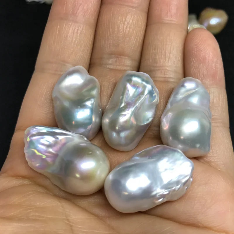Irregular Nucleus Large Baroque Freshwater Pearl High Quality 15-16mm Big Size Loose Baroque Pearl