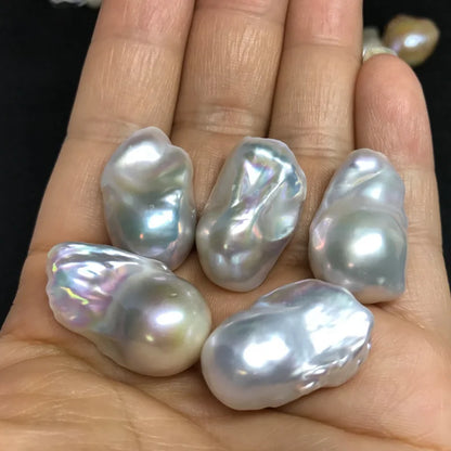 Irregular Nucleus Large Baroque Freshwater Pearl High Quality 15-16mm Big Size Loose Baroque Pearl