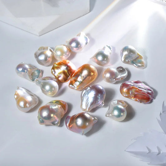 Feng Zuan Jewelry 1A Quality Big Size Baroque Pearl Natural Freshwater Pearl Special Pearl Clean Surface