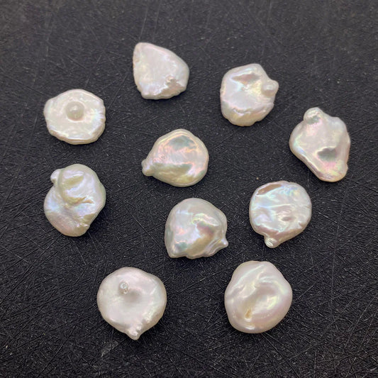 Wholesale Price No Hole 1A-3a 5-19mm Loose White Keshi Pearl Natural Freshwater Pearl for Jewelry Making