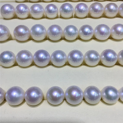 1A Quality Big Size Edison Pearl China Natural Round Loose Freshwater Pearl White Round Half-Hole Hot Sale 11-15mm