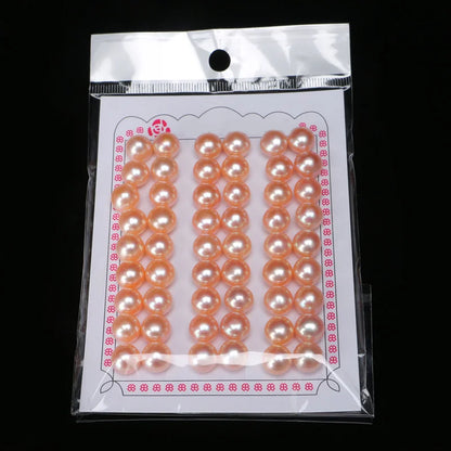 Wholesale High Quality White Pink Natural Real Fresh Water Pearl Button Potato Rice Loose Beads for DIY Women Earring