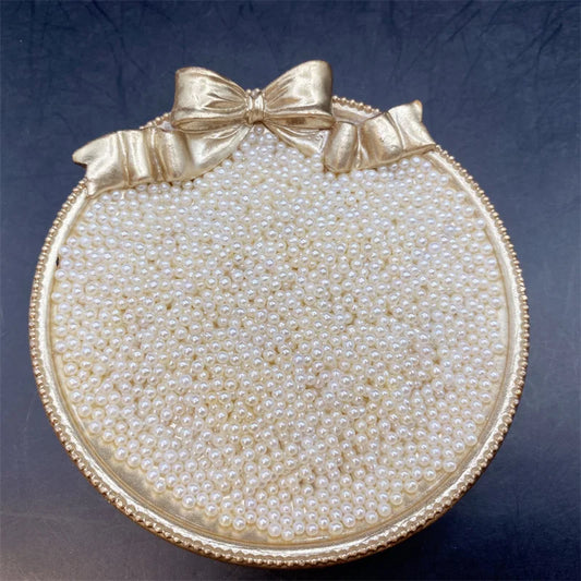 2-3 mm 2-4A Small White Pearl Round Nature Loose Freshwater Pearl Wholesale Pearls for Jewelry Making