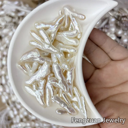 Natural Freshwater Chicken Feet Pearl Earrings Pendant Jewelry Accessories DIY Production High Quality Factory Wholesale Price