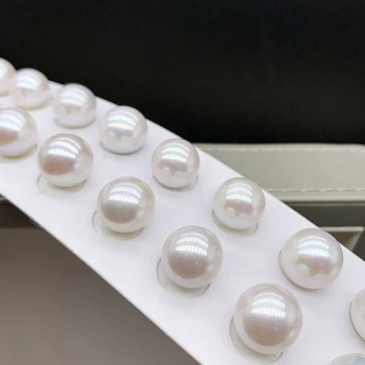 1A -5A White Round Natural Freshwater Pearls Wholesale 10-14mm Round Shape Loose Edison Pearls for Jewelry Making