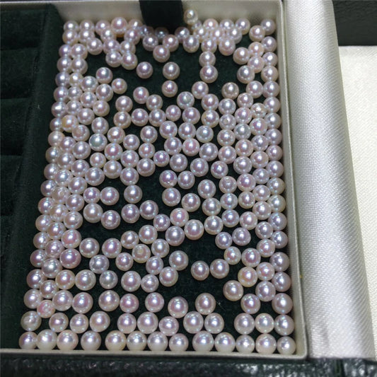 Wholesale 4-4.5mm High Quality Natural White Color Round Pearl Loose Freshwater Pearls for Jewelry