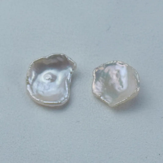 Hot Sale  Baroque Natural Freshwater Keshi Pearls White Pearl in Petal Shape for Jewelry Making Loose Wholesale Price