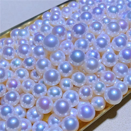 Zhuji Wholesale Cultured 3A Half Hole/fullhole/no Hole Loose Pearls 2.5mm-8mm Various Size Freshwater Pearl
