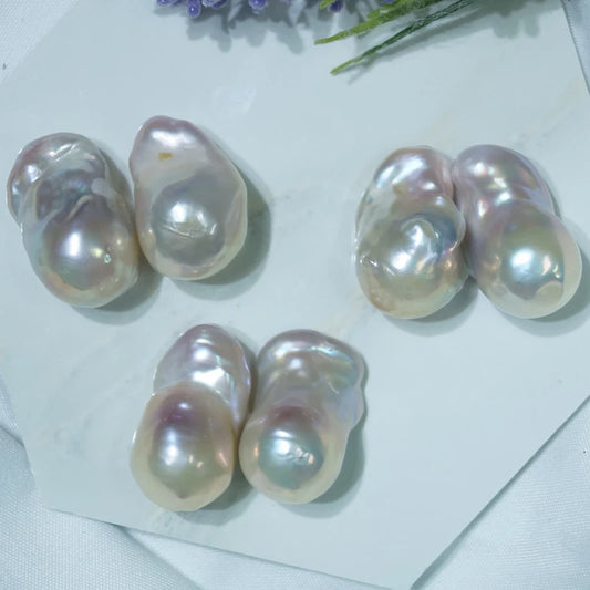 Big Size Loose Natural Baroque Pearl High Quality White Color Freshwater Pearls for Jewelry Making