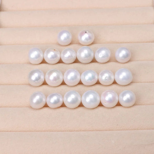 Wholesale 3A Excellent Round White Natural Color 2-10mm Freshwater Loose Pearls for Jewelry Making