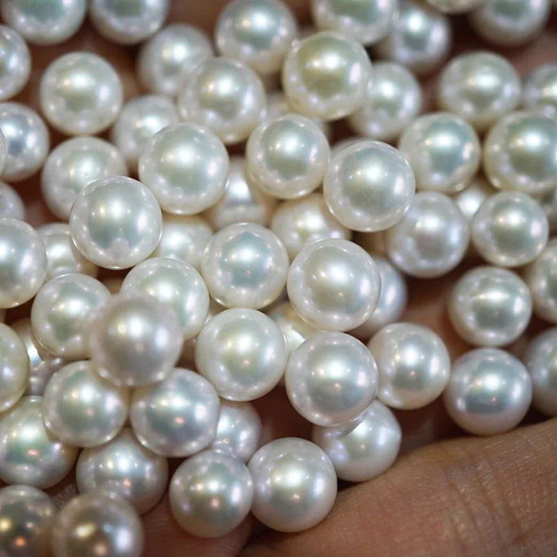 Natural Freshwater Pearls 8-9mm 4A Grade Charming Round Loose Pearl Beads for Necklace Earrings Jewelry Making