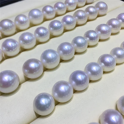 3A Quality High Luster Natural Pearls Beads 2mm 3mm 5mm Factory Price Freshwater Perfect Round Pearl for Necklace