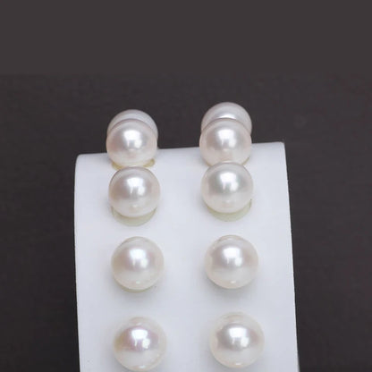 Wholesale 3A White Natural Freshwater Cultured Loose Pearls Round Loose Pearl Beads From China Competitive Price