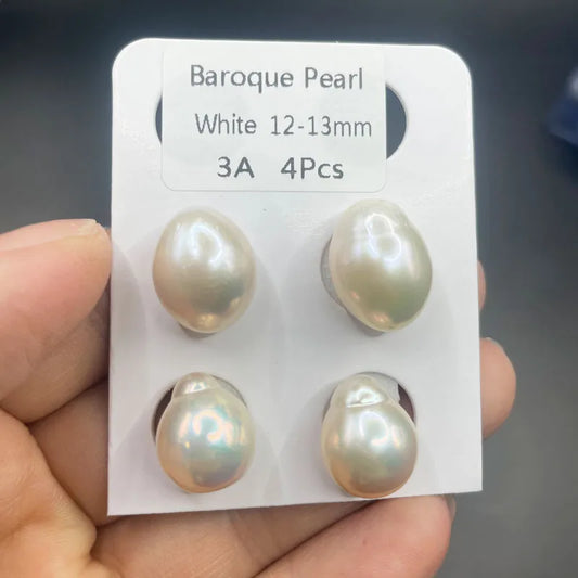 Natural Small Size Baroque White/Pink/Purple High Quality  Options With/without Holes Jewelry Making Loose Freshwater Pearls