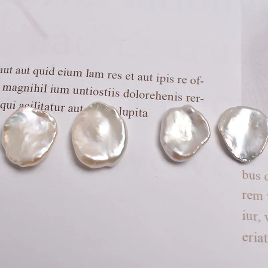 High Quality Baroque Natural Freshwater Keshi Pearls White Pearl in Petal Shape for Jewelry Making Loose Wholesale Price