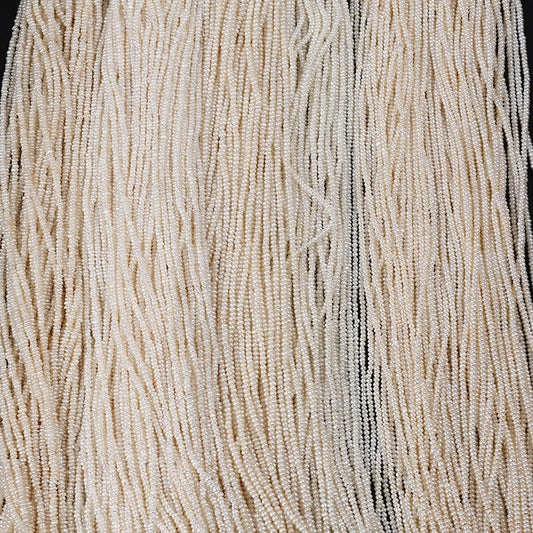 2.5mm Wholesale Natural Freshwater Half Fresh Water Button Pearls Beads Strand