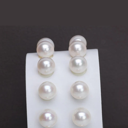 Top Quality AAA White 5-9mm Real Round Loose Freshwater Pearls Cultured Fresh Water Pearl Low Price for Sale