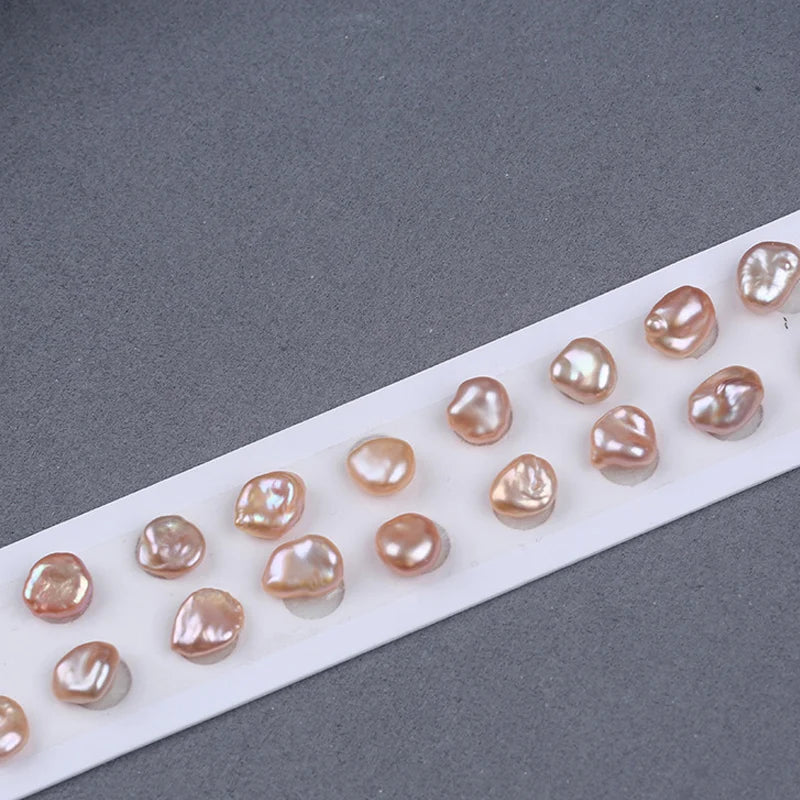 Jewelry High Quality 5-6mm Keshi White Freshwater Pearl Earrings Small Size Natural Loose Pearls 10mm Wholesale Price