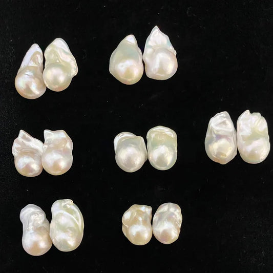 Factory Price 17-19mm Baroque Pearls Big Size Irregular Shape Freshwater Pearl 3A Loose Baroque Pearl Beads