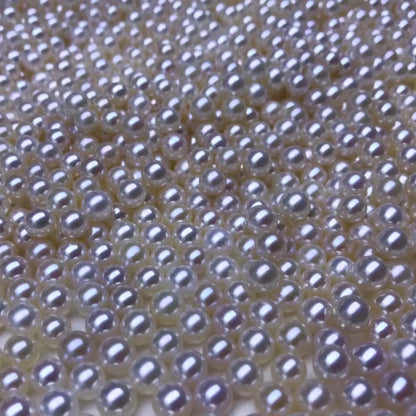 China Cultured Freshwater Pearls 4mm 5mm 6mm 3A Grade White Round Loose Natural Freshwater Pearls