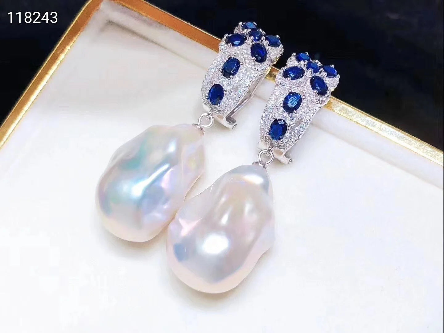 Wholesale 3A High Luster 15-16 mm High Quality Different White Color No Hole Half Drilled Natural Baroque Loose Pearl