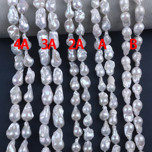 15-18mm Natural Fire Ball Natural Purple pink Big Baroque Pearls for Jewelry Making