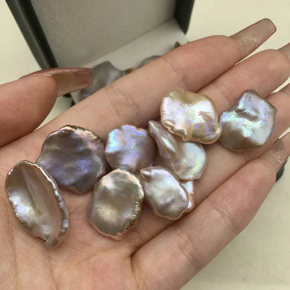 High Quality 1A 5-19mm Keshi Freshwater Pearl White Pink Purple Natural Loose Pearls Wholesale Price