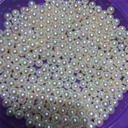 Wholesale High Luster Natural FreshWater Pearl Round Pearl 5.5-6mm Loose Pearls for Making Jewelry