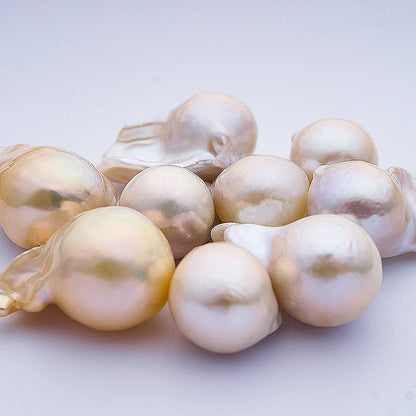 Wholesale High Quality Large Natural Freshwater Pearls 10-15mm Irregular Baroque Pearls for Ring and Necklace Making