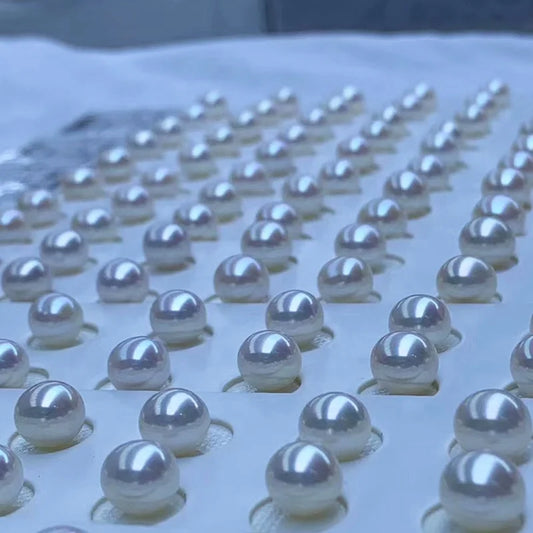 Zhuji Selling a High Quality Round Shape Loose Pearl 2.5-10.5mm Different Size Nature Freshwater Pearl for Necklace