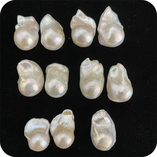 Wholesale Good Quality Loose Baroque Freshwater Pearl 9-19mm Size White/Pink/Purple Colors Natural Irregular Shape