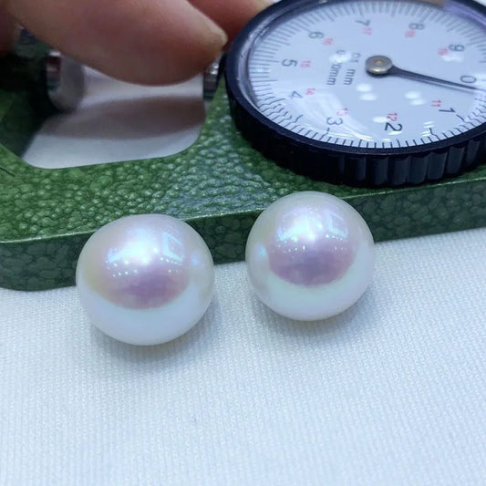 High Quality 1A Natural Round Loose Freshwater Pearl Big Size Edison Pearl White 11-15mm Half-Hole Hot Sale in China
