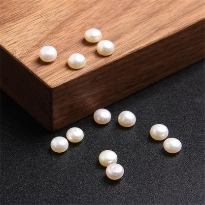 Zhuji Supplier Button Shape Freshwater Pearl for Jewelry Making 2.5-8mm Wholesale 3a Grade Loose Pearl Beads