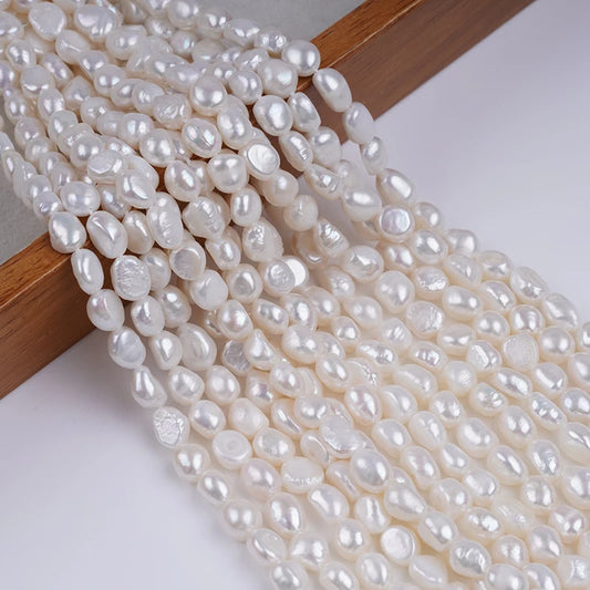 AA Grade 7-8mm Natural Color Loose Baroque Pearl for DIY