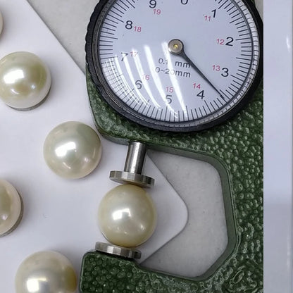 Wholesale Jewelry Natural Pearl Half Drilled High Quality 5A Button Pearls for Jewelry Making Zhuji Cultured Real Pearls 2-14mm