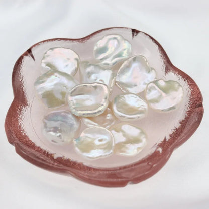 High Quality Baroque Natural Freshwater Keshi Pearls White Pearl in Petal Shape for Jewelry Making Loose Wholesale Price