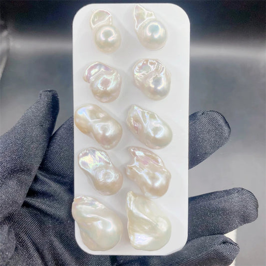 High Quality3A Irregular Shape Large Size Baroque Freshwater Pear L6-17mm  Loose Natural Baroque Pearls for Making Jewelry