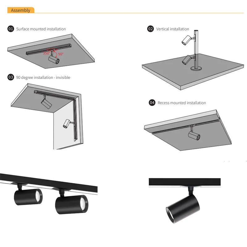 jewelry showcase light mini 1w 12V adjustable beam  led track light