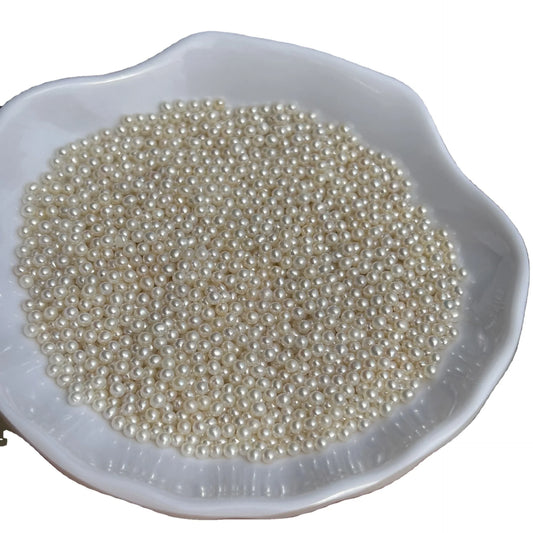High Quality 1.5-2mm White Natural Freshwater Loose Cultured Pearls Small Size round Shape for DIY Jewelry Wholesale Available