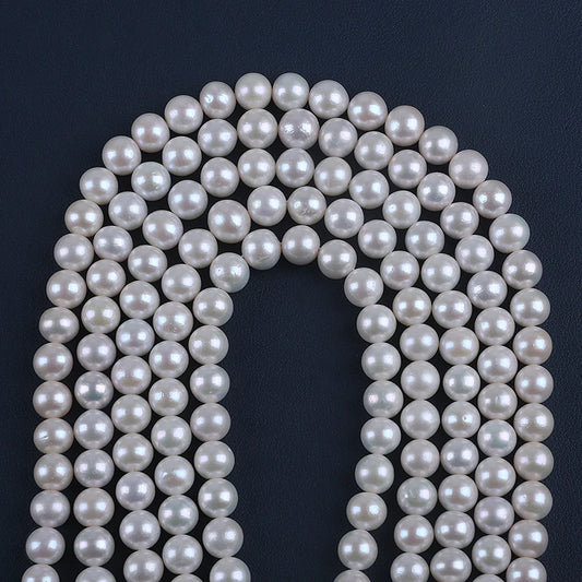 10-12mm A-AAAA GRADE High Quality Natural Edison Round Freshwater Pearl for JEWELRY MAKING