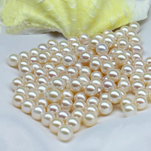 Freshwater Pearl Wholesale White 2-11.5mm Round  4A Quality Natural Real Fresh Water Pearl Loose Pearls for Jewelry Making
