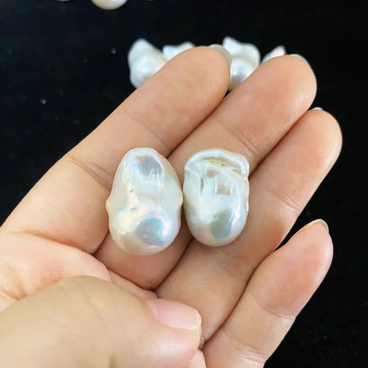 3A Baroque Pearl Natural Freshwater Pearl Nucleated Loose Bead Low Price 10-15mm