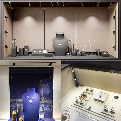 Modern Jewelry Store Showcase Led Track Light 6000K Ultra-Narrow Museum  Commercial Aluminum  For Showcase Min Magnetic Lights