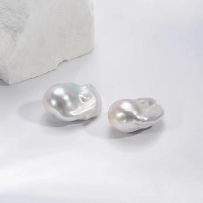 Loose Freshwater Pearl 3A Pearl White Freshwater Loose Baroque Natural Large Freshwater Loose Pearl