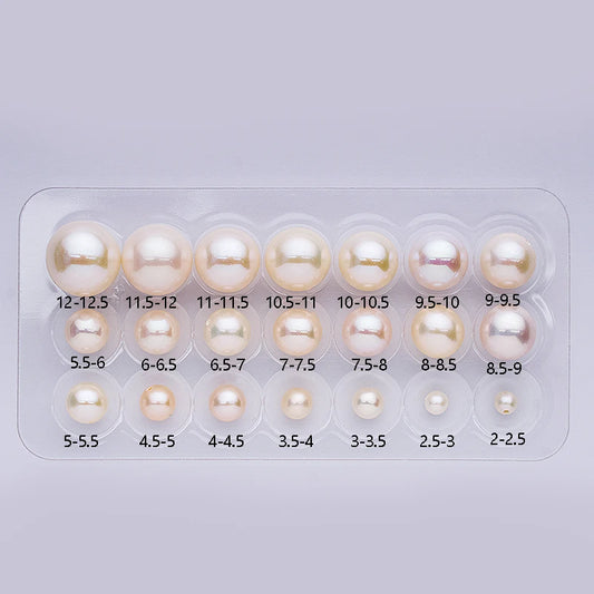 Freshwater Pearls White 2A Loose Beads Necklace Pendant Earring Accessories Price Training